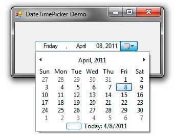 datetimepicker c#