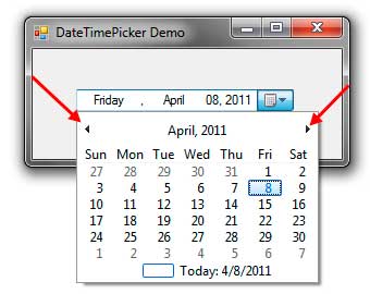 datetimepicker c#