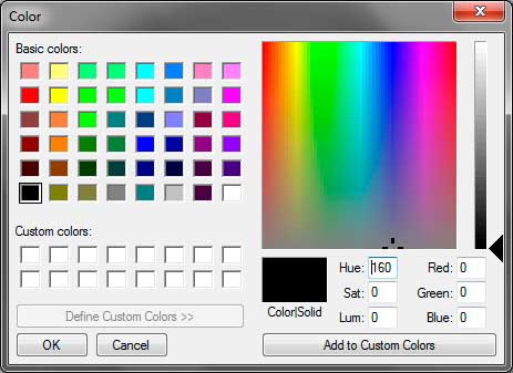 color dialog